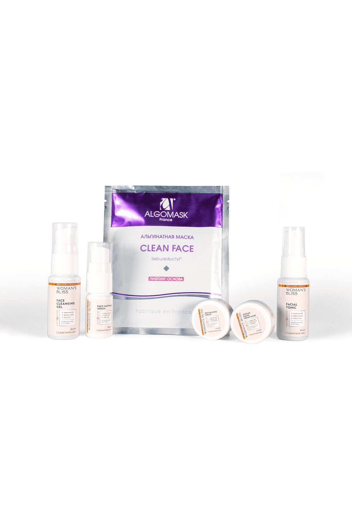 Мини-набор «Себорегуляция и анти-акне терапия Clean Face»
